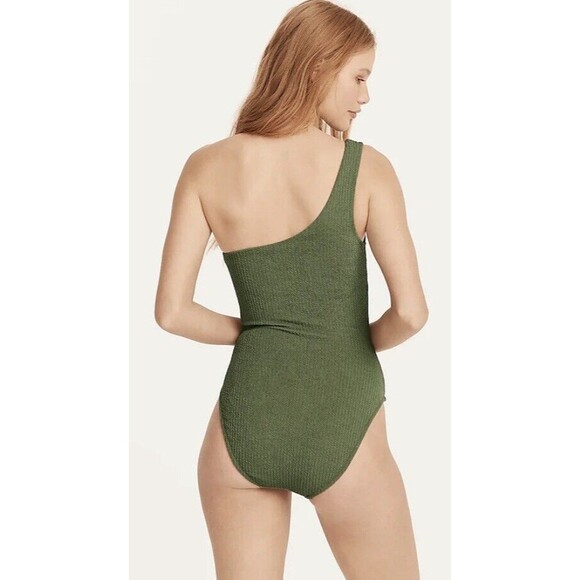 J.Crew Women’s Size 22 Textured One Shoulder One Piece Swimsuit General Surplus - Picture 2 of 12